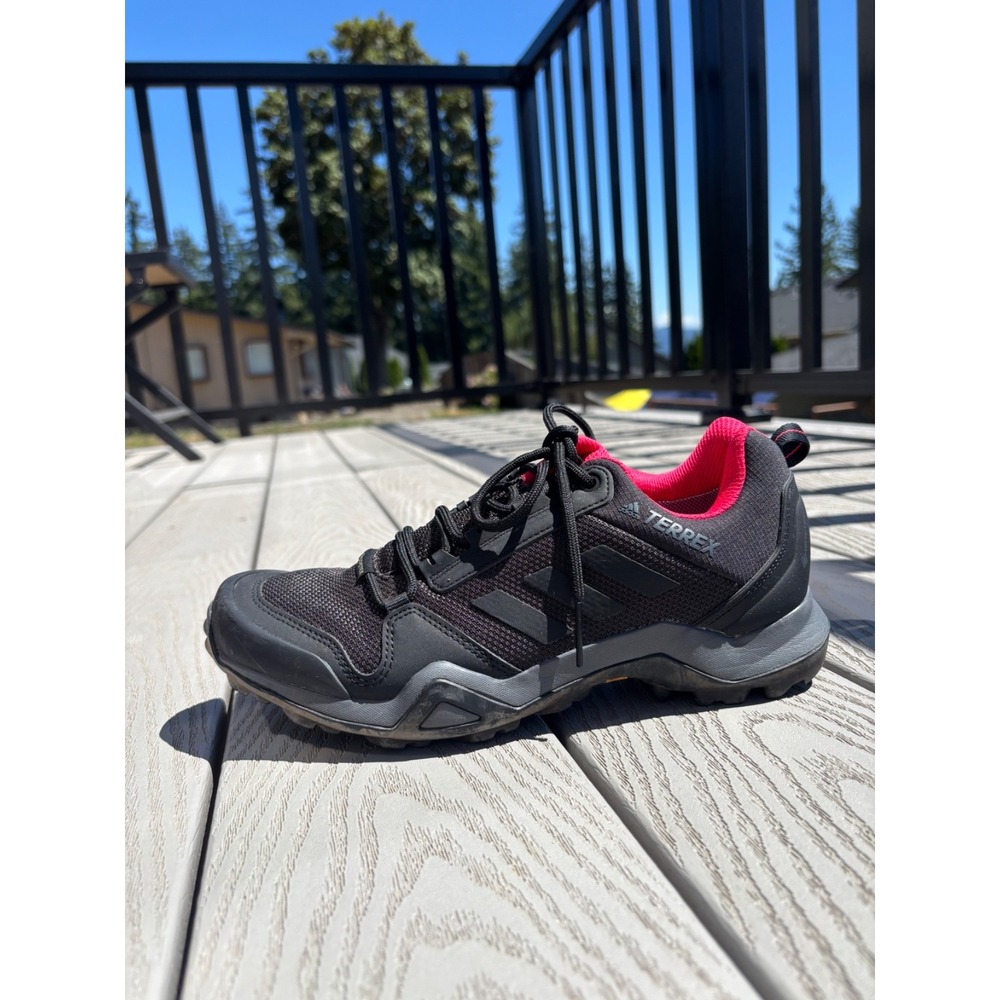 Adidas Terrex AX3 GTX Women's Size 8 Hiking Shoes Sneakers Black Pink Gore-Tex - Picture 3 of 10